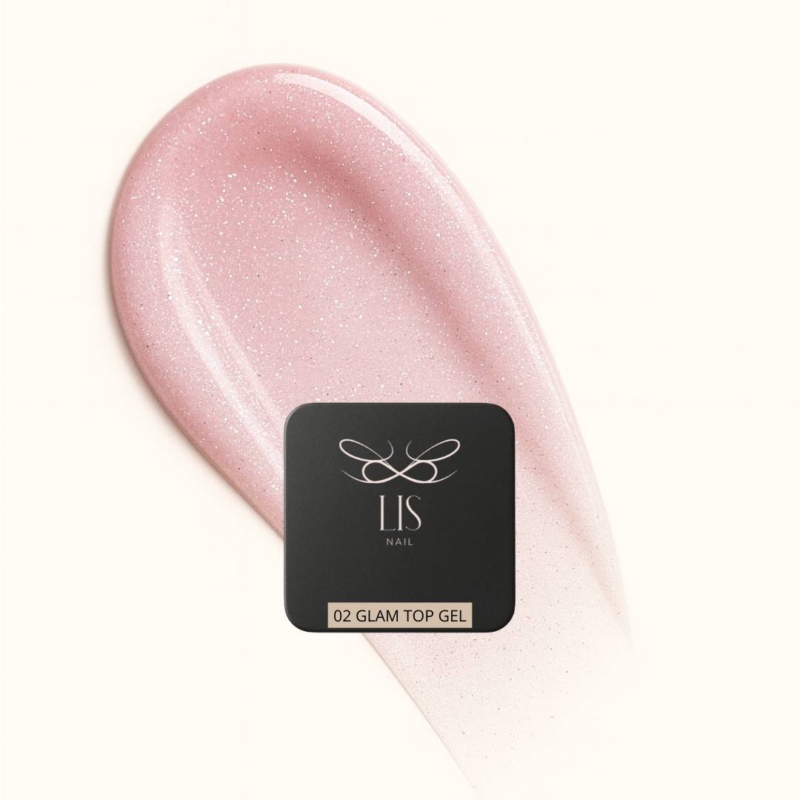 02 GLAM TOP GEL 20ML Glam gel top 20ml